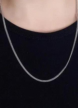 Чоловічий ланцюжок з нержавіючої сталі 3 мм 60 см кубинське плетіння