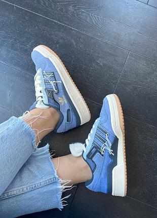 Adidas forum 84 low blue denim gum