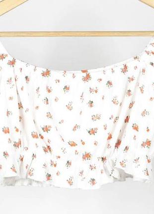 Топ блуза в цветы shein
