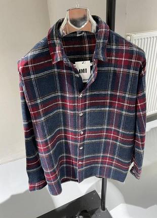 Оверсайз рубашка в клетку