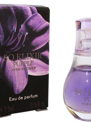 So elixir purple eau de parfum yves rocher