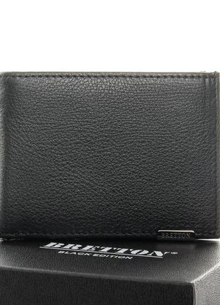 Чоловічий шкіряний гаманець bretton 168-24a black