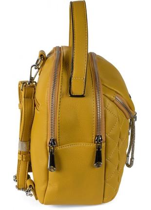 Сумка рюкзак с короткими ручками рюкзачок молодежная модная сумочка женская вместительный городской 1886717 фото