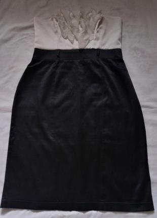 Сукня чорно-біла3 фото