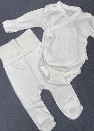 Літній костюм комплект для новонароджених на виписку