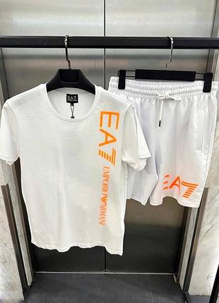 💜есть наложка📌lux качество 🤗 мужской спортивный костюм "emporio armani"💜  футболка + шорты