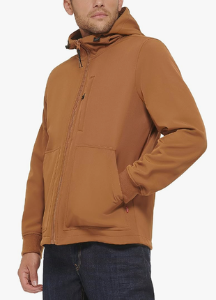 Мужская легкая куртка софтшелл levi's simple размер m, l, xl, 2xl4 фото