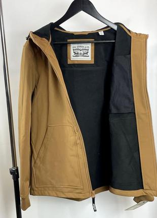 Мужская легкая куртка софтшелл levi's simple размер m, l, xl, 2xl5 фото