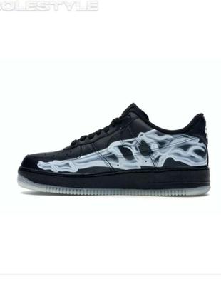 Nike air force skeleton black4 фото