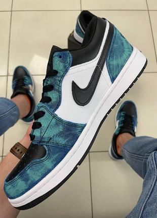 Кросівки чоловічі nike air jordan 1 tie-dye3 фото