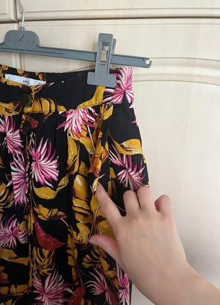 Летняя юбка mango (размер м, 38)3 фото