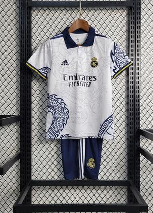 Дитяча футбольна форма реал мадрид special edition real madrid футболка шорти екіпіровка для дітей1 фото