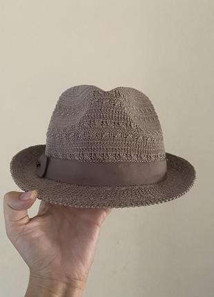Шикарна шляпка, бузкового, кольору, відмінний, варіант на літо, як жіночій, так і чоловічий, унісекс, від бренду: accessorize👌4 фото