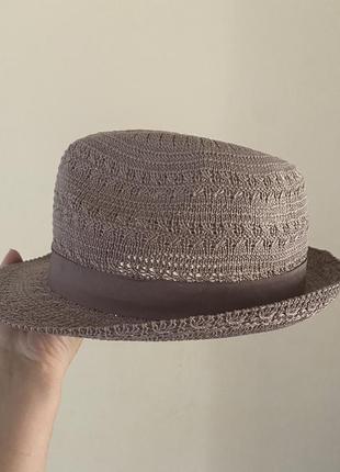 Шикарна шляпка, бузкового, кольору, відмінний, варіант на літо, як жіночій, так і чоловічий, унісекс, від бренду: accessorize👌3 фото