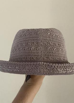 Шикарна шляпка, бузкового, кольору, відмінний, варіант на літо, як жіночій, так і чоловічий, унісекс, від бренду: accessorize👌5 фото