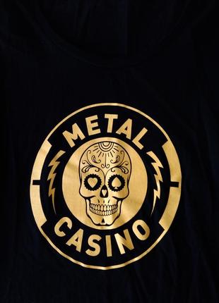 Р 10 / 44-46 стильная базовая черная футболка кофта с длинным рукавом лонгслив хлопок трикотаж metal5 фото