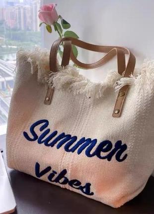 Якісний шопер, шоппер, мішковина, мешковина, сумка женская, жіноча сумочка, торба, summer2 фото