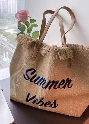 Якісний шопер, шоппер, мішковина, мешковина, сумка женская, жіноча сумочка, торба, summer1 фото