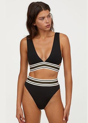 Оригинальный лиф-бикини с треугольными чашечками от h&m 0689005001 разм. 36, 444 фото