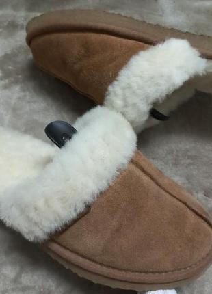 Тапочки домашние фирменные замш овчина жен39р.lining&sock ugg австрии.5 фото