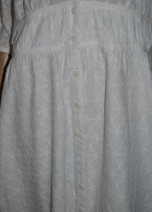 Вышитое платье с ярусом по низу monsoon размер l4 фото