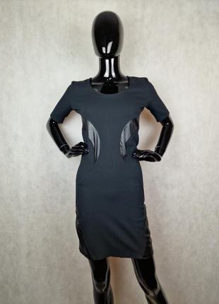 Черное облегающее платье alexander mcqueen м1 фото