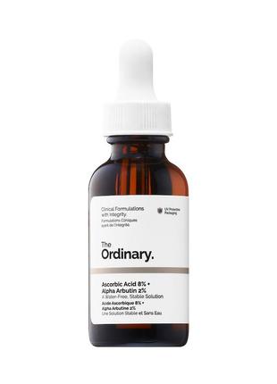 Сироватка для обличчя the ordinary ascorbic acid 8% + alpha arbutin 2%3 фото