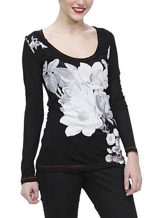 Модний лонгслів футболка desigual /1411/