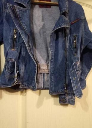 Куртка-косуха джинсовая классика marlboro5 фото