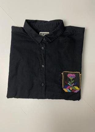 Сорочка вільного крою бавовна с вишивкою