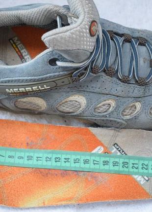Замшевые кроссовки кросовки еды мокасины merrell gore tex vibram р. 396 фото