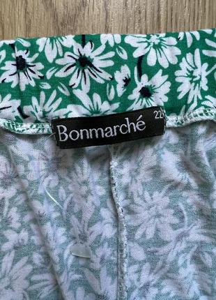 Зелена спідниця міді з квітковим принтом bonmarche віскоза 🛍️1+1=3🛍️5 фото