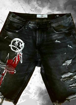 Шорты унисекс карго с дырками y2k, vintage, rep, new rock, punk, lolita, alt готика панк рок металл