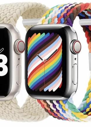 Ремень плетеный для apple watch band 42mm, 44mm, 45mm, 49mm