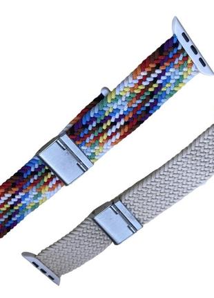 Ремень плетеный для apple watch band 42mm, 44mm, 45mm, 49mm5 фото