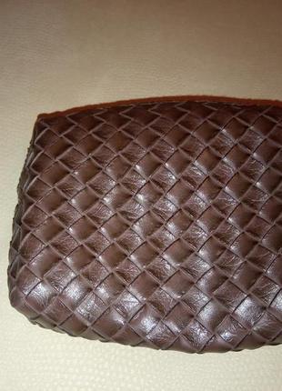 Брендовий плетена сумочка, collistar, кожзам