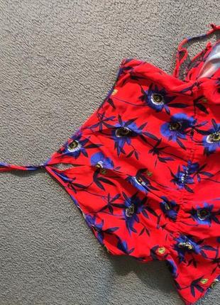 H&m, eu 38 новый яркий топ на кулиске