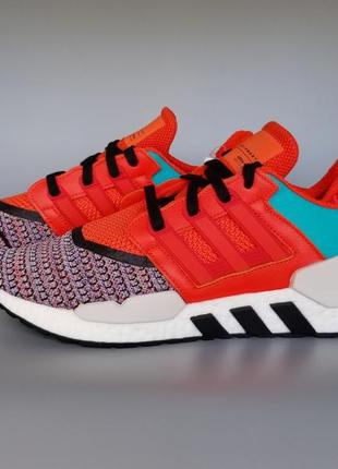 Кроссовки оригинал adidas eqt support 91/18 "bold orange/multicolor/white" d970493 фото