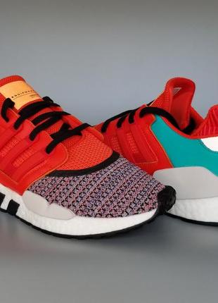 Кросівки оригінал adidas eqt support 91/18 "bold orange/multicolor/white" d970498 фото