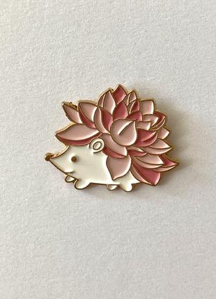 Эмалированный значок pin пин на рюкзак, куртку (джинс) эж, эжик разовой