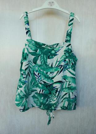 Укороченный топ из вискозы