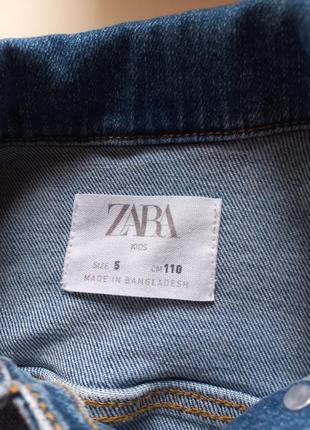 ❤джинсова куртка zara kids 4-5❤3 фото