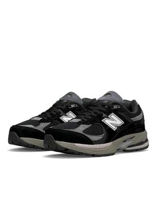 Кросівки чоловічі new balance 2002 r чорні, кросівки нью беланс 2002 замшеві чоловічі нью беленс осінні