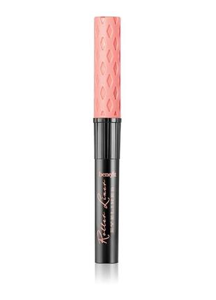 Чорна матова підводка benefit roller liner1 фото