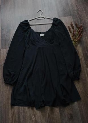 Платье -мини черная