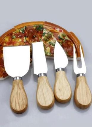 Набор ножей для сыра и нарезки kitchen 4в14 фото