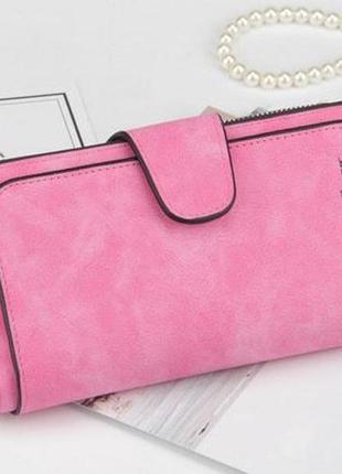 Жіночий гаманець, клатч baellerry forever, балетрі. яскраво-рожевий. замша pu8 фото