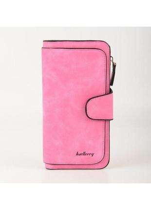 Жіночий гаманець, клатч baellerry forever, балетрі. яскраво-рожевий. замша pu4 фото
