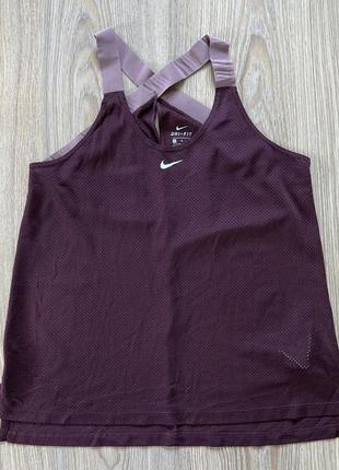 Женская сетчатая спортивная майка nike dri fit2 фото