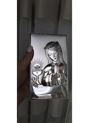 Икона мое первое причастие для девочки 15*9см